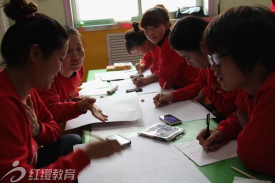 河北邢臺紅纓金月亮幼兒園舉辦教師基本功大賽