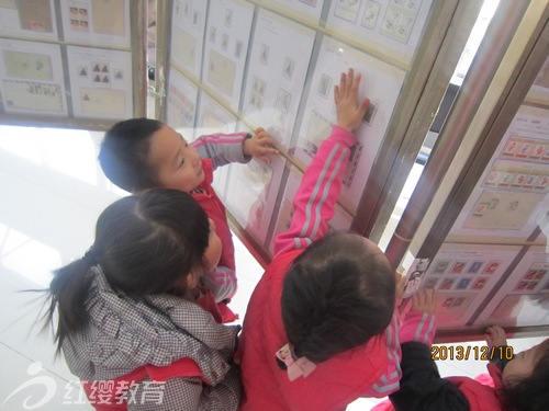 山西紅纓英華雙語幼兒園組織幼兒參觀“郵票展”活動