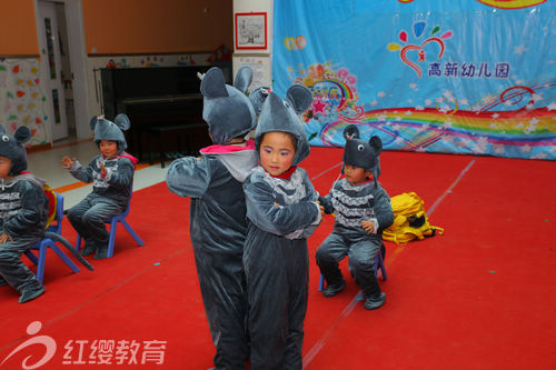 北京紅纓加盟園陜西安康高新幼兒園英語童話劇