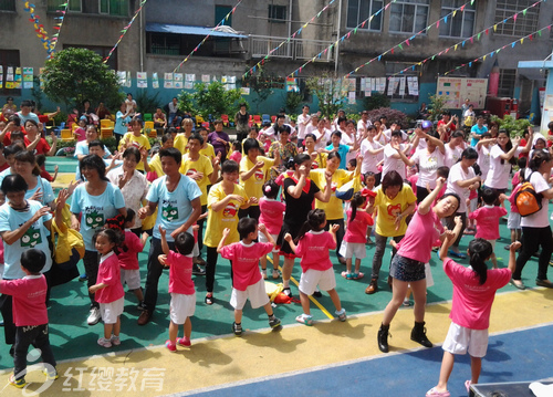 湖南常德紅纓希望幼兒園大型六一親子活動