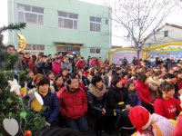 山東夏津藍天幼兒園慶圣誕迎新年主題活動